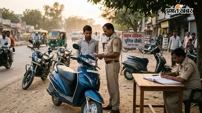 वाहन जांच में खुला चोरी का राज, स्कूटीके साथ युवक गिरफ्तार