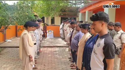 गया जी : पूर्व थानाध्यक्ष धनंजय कुमार के निधन पर बेलागंज थाने में शोकसभा, नम आंखों से पुलिसकर्मियों ने दी श्रद्धांजलि