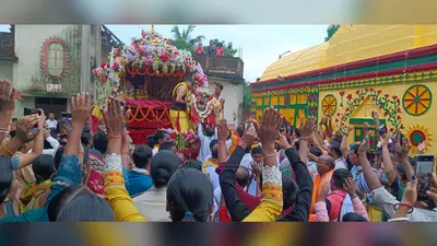बहरागोड़ा : महाप्रभु का रथ खींचने के लिए लगी होड़