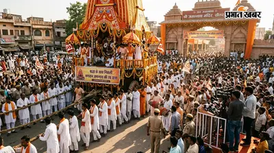 चौतरवा में श्रद्धा के साथ निकली भगवान जगन्नाथ की रथ यात्रा, नौ दिनों तक होगा भजन-कीर्तन