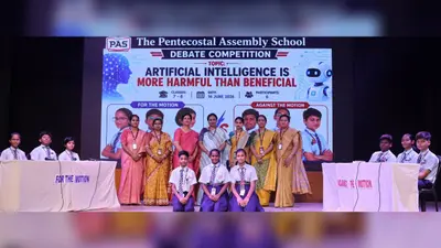 बोकारो में छात्रों ने शिक्षा में एआई की भूमिका पर दी दमदार प्रस्तुति