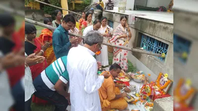 बंगाल: अंबर फोर्ट की तर्ज पर बनेगा बांकुड़ा के लालबाजार का पंडाल