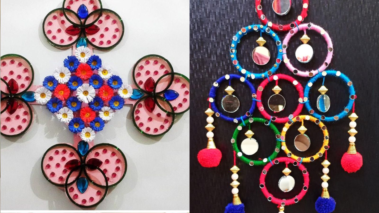 Old Bangles Home Decor Ideas, pc - AI