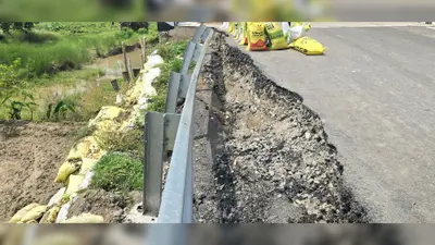 आजमनगर में भ्रष्टाचार की भेंट चढ़ी 12 करोड़ की सड़क: निर्माण के 6 माह बाद ही जगह-जगह से ध्वस्त