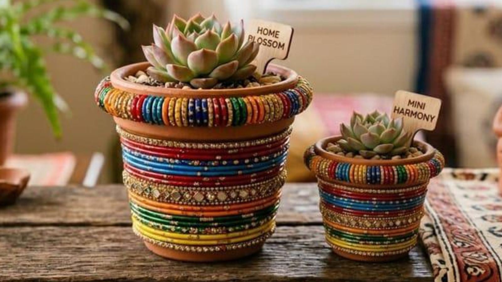 Old Bangles Home Decor Ideas , pc - AI