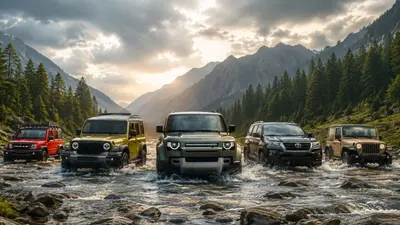 Defender से Thar Roxx तक, मॉनसून में सबसे भरोसेमंद हैं ये 5 SUVs