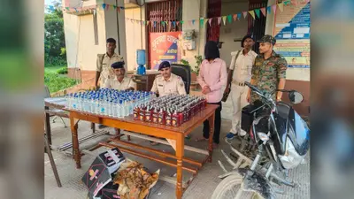 घूरना बॉर्डर पर 79.8 लीटर नेपाली शराब के साथ सुपौल का तस्कर गिरफ्तार, बाइक जब्त