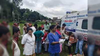अर्राबाड़ी पशु चिकित्सा महाविद्यालय द्वारा गाईनबस्ती में शिविर: 271 पशुओं की हुई मुफ्त जांच