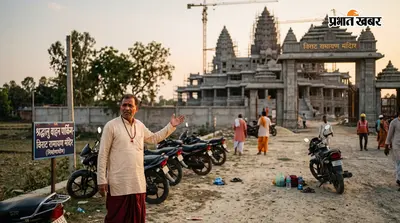 विराट रामायण मंदिर में दर्शन करने गया था श्रद्धालु, बाहर निकला तो गायब थी बाइक