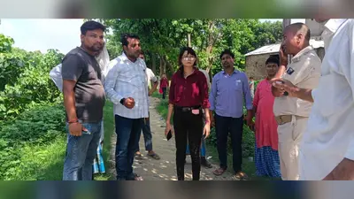 लगातार बारिश के बाद बढ़ने लगा सिकरहना का पानी, कटाव का भी खतरा; नदी किनारे पहुंचे CO और BDO