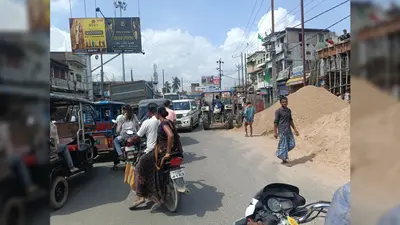 कोतवाली चौक पर चार घंटे जाम, स्कूल जाने वाले बच्चों को हुई परेशानी