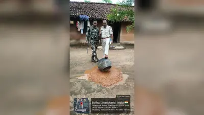 सिमडेगा में अवैध शराब के खिलाफ पुलिस की लगातार कार्रवाई, 281 किलो जावा महुआ व 4 लीटर महुआ शराब नष्ट