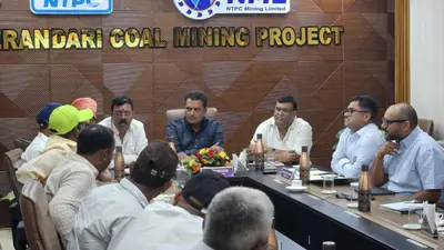 बालेदवरी विस्थापन मुद्दे पर ग्रामीणों और एनटीपीसी प्रबंधन के बीच वार्ता