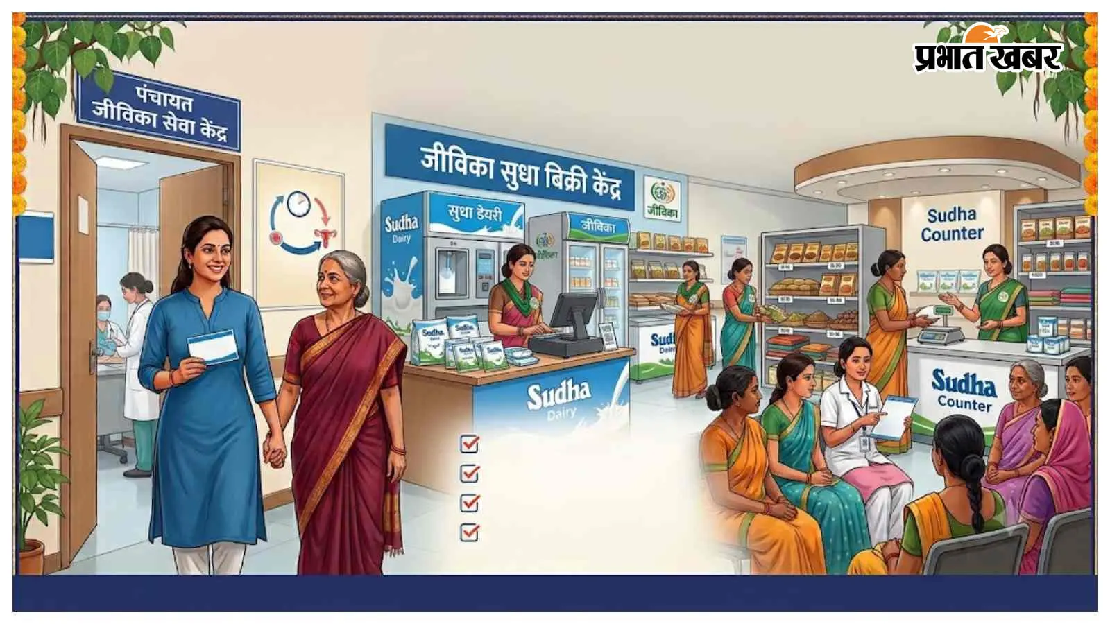 हर पंचायत में खुलेगा जीविका सुधा बिक्री केंद्र, जीविका दीदियों को मिलेगा नया रोजगार