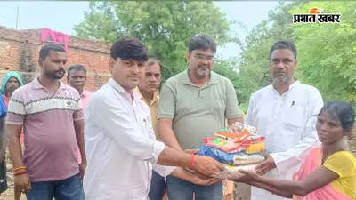 राजगीर में 200 टीबी मरीजों को मिला फूड बास्केट, निक्षय पोषण योजना के तहत हुआ वितरण