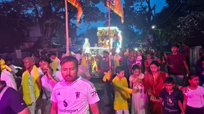 सहोदरों के साथ रेड़मा ठाकुरबाड़ी पहुंचे भगवान जगन्नाथ