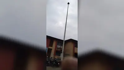 जमशेदपुर ब्लॉक ऑफिस में एक साल से नहीं फहराया जा रहा है तिरंगा, स्वतंत्रा दिवस से पहले मरम्मत की हुई मांग