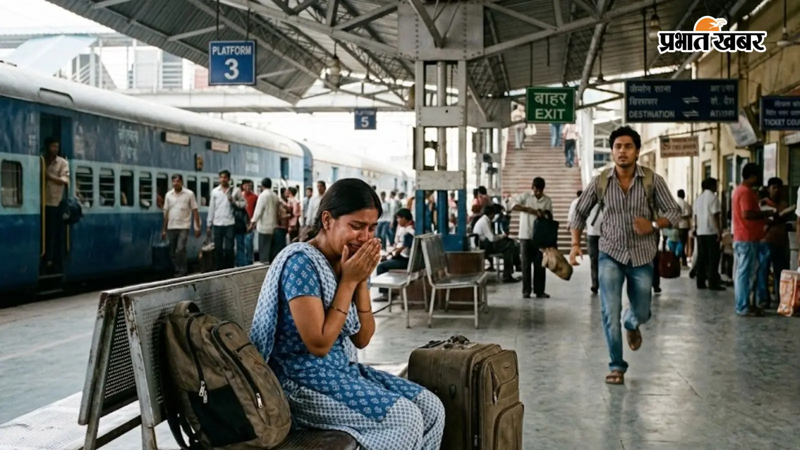 गया जी : प्रेमी के साथ घर से भागी युवती को गया जंक्शन पर मिला धोखा, स्टेशन पर छोड़कर फरार हुआ आशिक