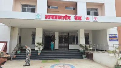 अनियंत्रित बाइक की टक्कर से छात्र घायल, सदर अस्पताल में हुआ उपचार