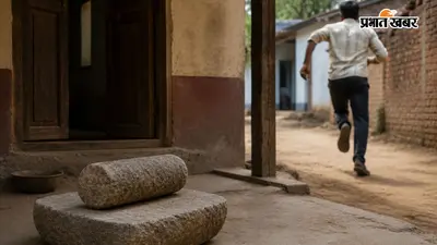 शराब के नशे में पति बना हैवान, सिलबट्टे से पत्नी की बेरहमी से हत्या कर हुआ फरार