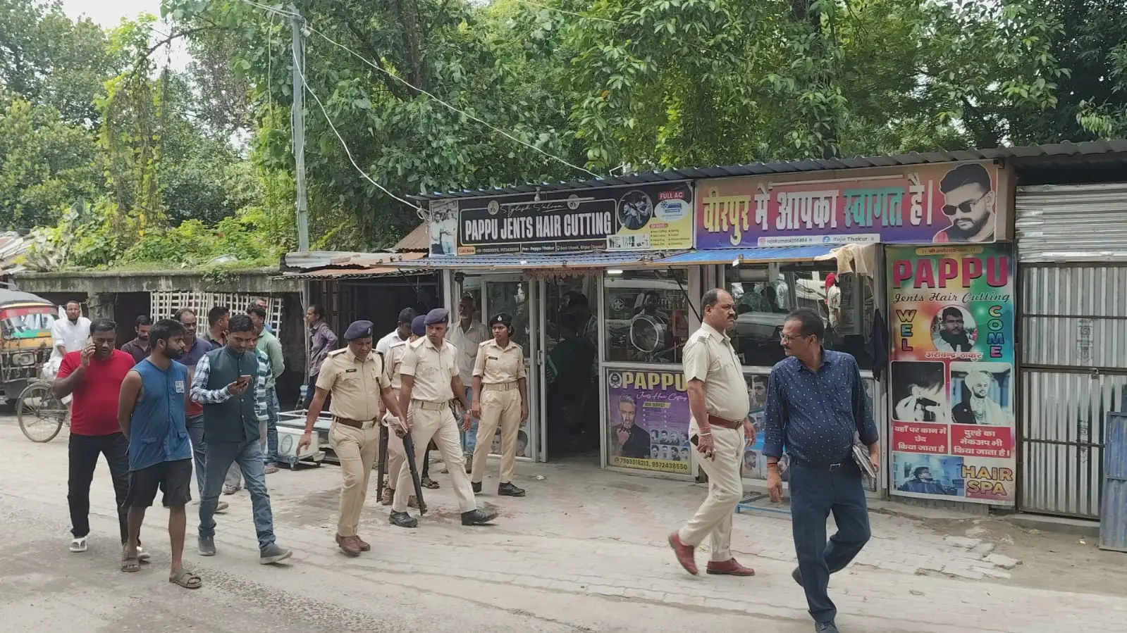 वीरपुर गोल चौक का प्रशासन ने किया निरीक्षण, अतिक्रमण हटाने की चेतावनी