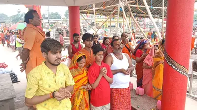 आज से बांग्ला श्रावणी मेला शुरू, बाबा अजगैवीनाथ धाम में उमड़ी कांवरियों की भीड़, देवघर के लिए रवाना हुए श्रद्धालु