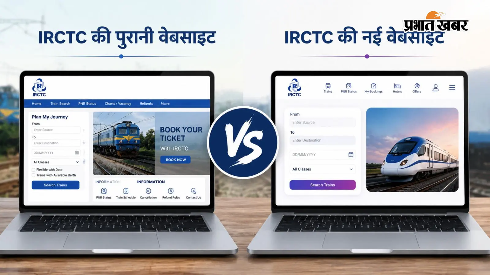 IRCTC की नई वेबसाइट या पुरानी? ट्रेन टिकट बुक करने के लिए कौन सा पोर्टल चुनें, यहां जानें
