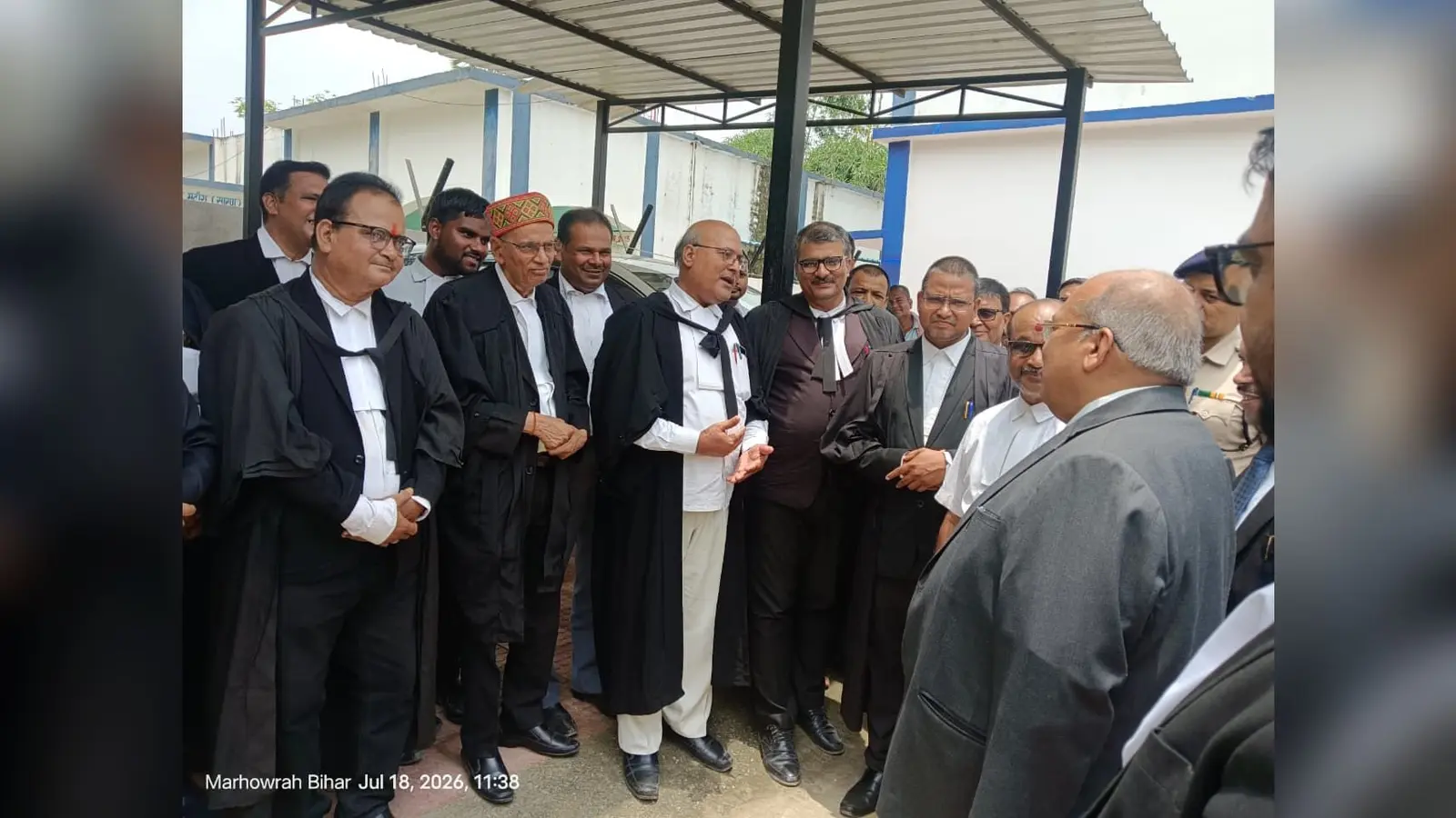 मढ़ौरा व्यवहार न्यायालय पहुंचे पटना हाईकोर्ट के न्यायाधीश, कार्यप्रणाली और लंबित मामलों की समीक्षा