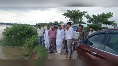 फिर खतरे में जटवा-जनेरवा सड़क... सिकरहना नदी का कटाव बढ़ा, विधायक ने मौके पर पहुंचकर दिए निर्देश