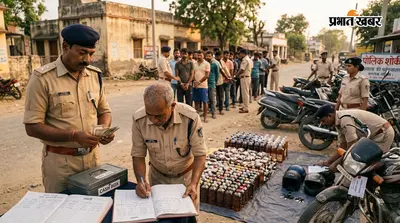 24 घंटे में पुलिस का बड़ा एक्शन, 21 गिरफ्तार, 876 लीटर शराब जब्त, वाहन जांच में वसूले 98 हजार रुपये