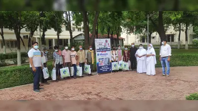 राजगीर : वीरायतन में 10 टीबी मरीजों को मिला पौष्टिक आहार, साध्वी साधना जी ने दिया स्वस्थ जीवन का संदेश
