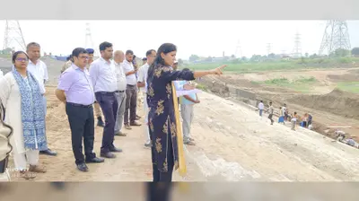 नालंदा : पंचाने नदी किनारे बनेगा आधुनिक रिवर फ्रंट, डीएम ने निर्माण कार्य तेज करने का दिया निर्देश