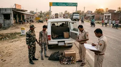 नेपाल से 150 बोतल शराब लेकर आ रहे थे तस्कर, सुरसंड में पुलिस ने रास्ते में दबोचा