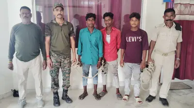 चाकंद पुलिस की कार्रवाई, हत्या के प्रयास मामले में तीन नामजद आरोपित गिरफ्तार