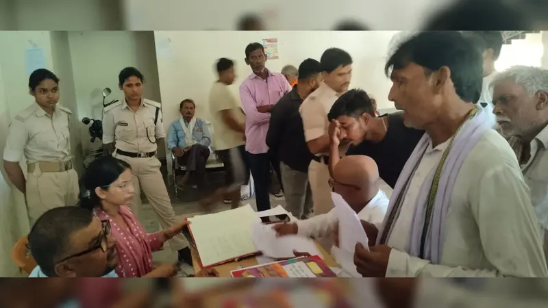 मांझा अंचल कार्यालय में लगा जनता दरबार, भूमि विवाद के पांच मामलों का आपसी सहमति से निकला समाधान