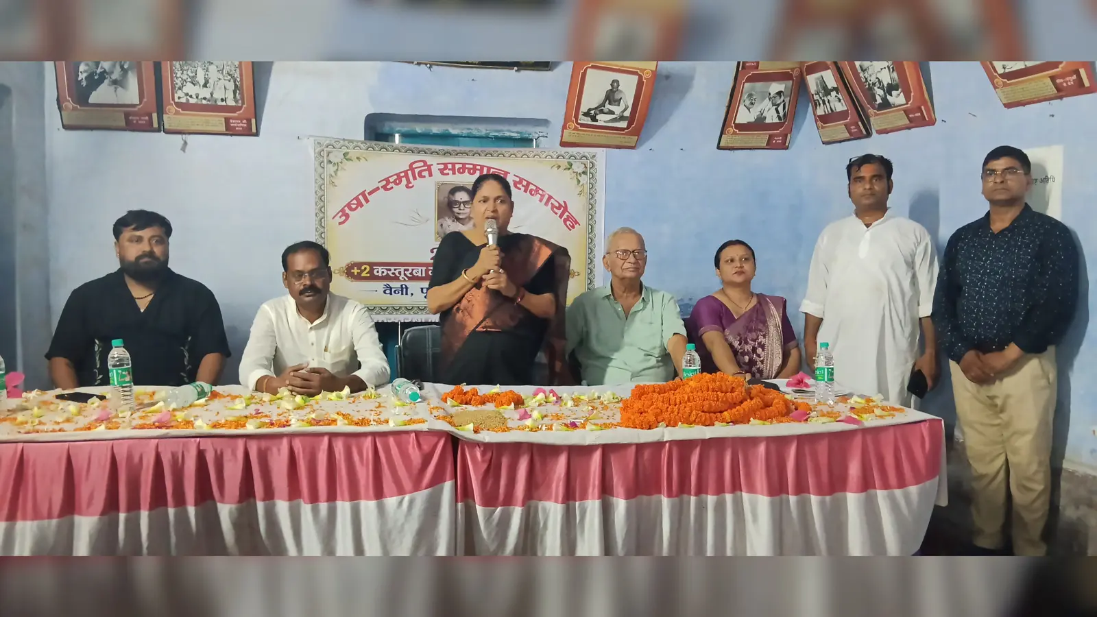 कस्तूरबा विद्यालय में उषा स्मृति सम्मान समारोह, मेधावी छात्राएं सम्मानित