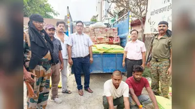 हाजीपुर में 1455 लीटर बीयर बरामद, पिकअप वैन जब्त, दो तस्कर गिरफ्तार