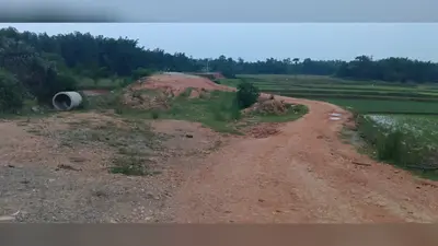 8 वर्ष में भी पूरा नहीं हो सका 35 करोड़ की लागत से बन रहा पाथरा-बांसदा सड़क निर्माण कार्य