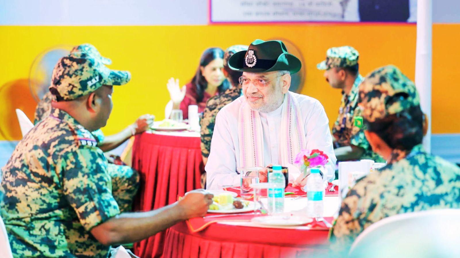 Amit Shah _With BSF Jawans Siliguri West Bengal News.jpg