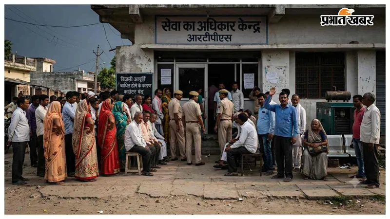 बिजली गई तो बंद हो गया सरकारी दफ्तर! आरटीपीएस केंद्र में घंटों भटक रहे लोग