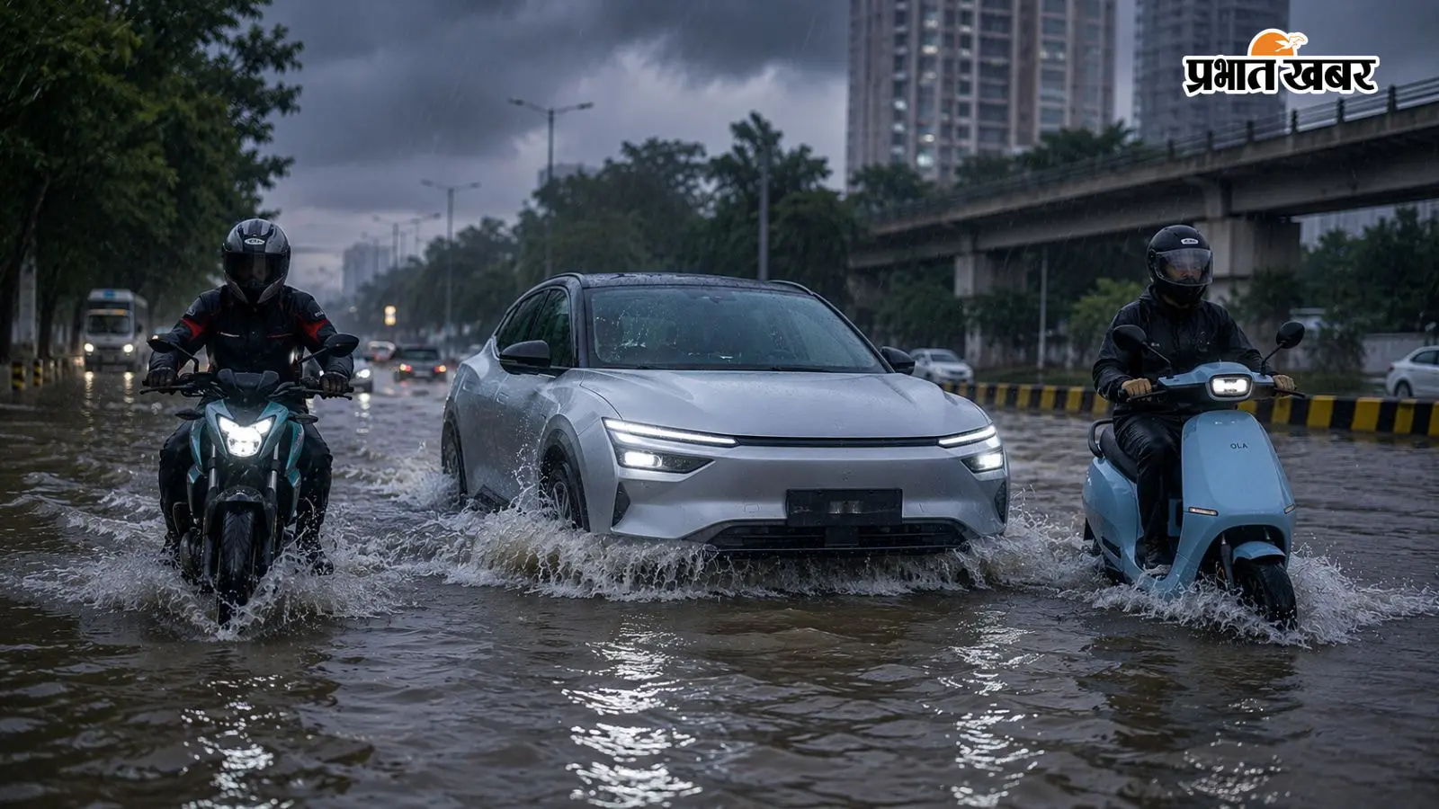 Flood में इलेक्ट्रिक कार, बाइक या स्कूटर चलानी चाहिए या नहीं? जानें सच्चाई