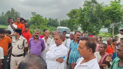 तिलावे नदी के जलजमाव से फसलें डूबीं, विधायक ने लिया जायजा, फसल क्षति का आकलन करने का निर्देश