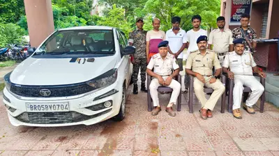 घोड़ासहन में अपहृत युवक सकुशल बरामद, एक लाख की फिरौती मांगने वाले दो आरोपी गिरफ्तार