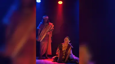 ग्लामोरा अकादमी के विद्यार्थियों ने 'अंधा युग' का किया प्रभावशाली मंचन