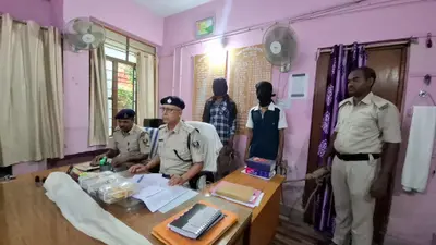 आरा : होटल कारोबारियों से लूट और फायरिंग मामले का 48 घंटे में खुलासा, दो बदमाश हथियार के साथ गिरफ्तार