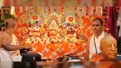 जय जगन्नाथ के जयघोष से गूंजा भभुआ, सैकड़ों श्रद्धालुओं ने खींचा भगवान जगन्नाथ का रथ