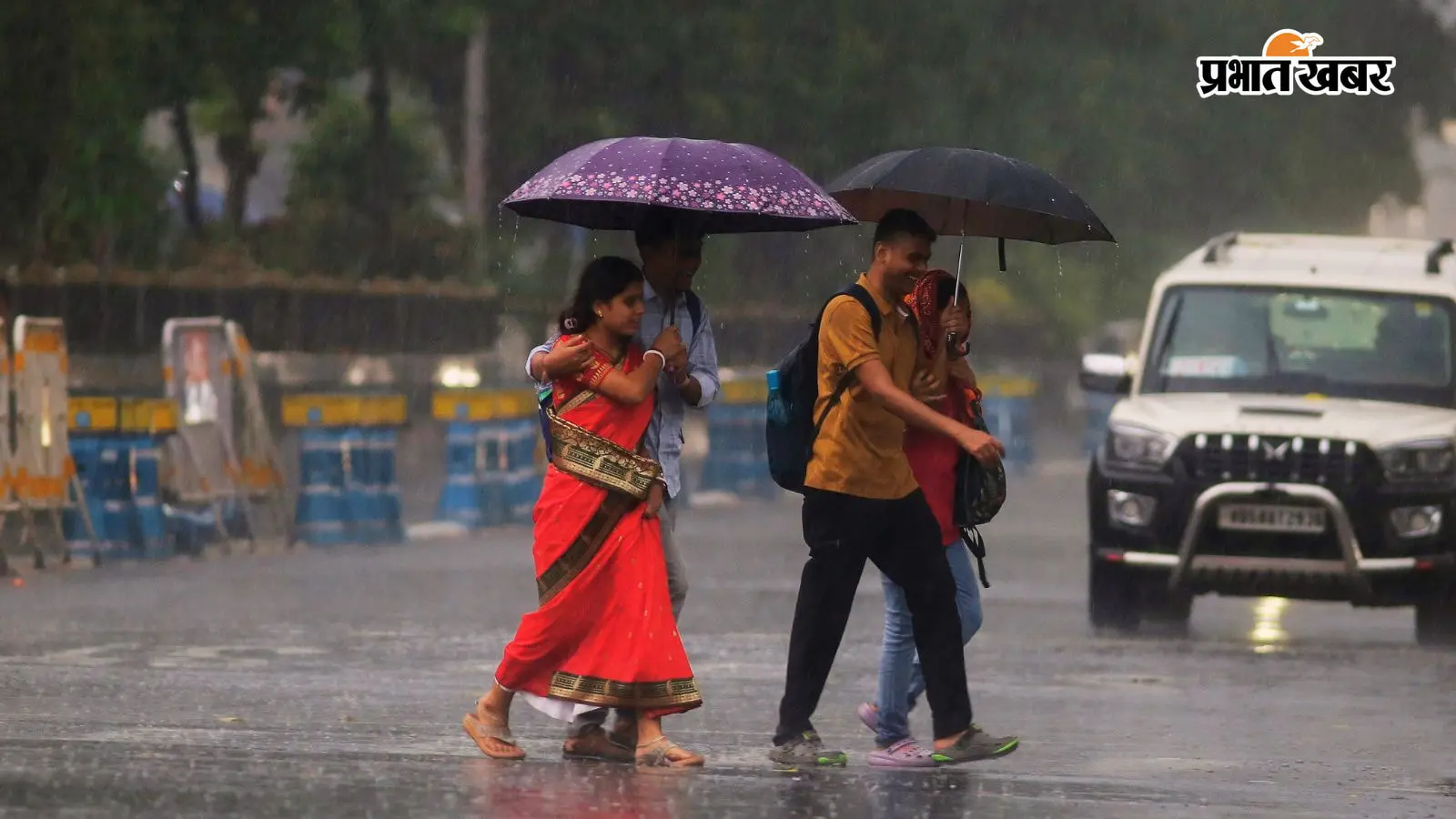बंगाल में मूसलाधार वर्षा का ऑरेंज अलर्ट