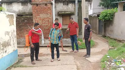 परसुडीह : नामोटोला से एंटी लार्वा व फाॅगिंग अभियान का शुभारंभ
