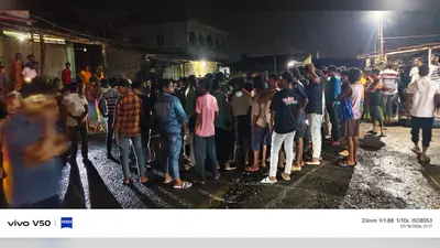 ट्रेलर की चपेट में आने से 50 वर्षीय अधेड़ की मौत, ग्रामीणों ने आधे घंटे तक किया रोड जाम