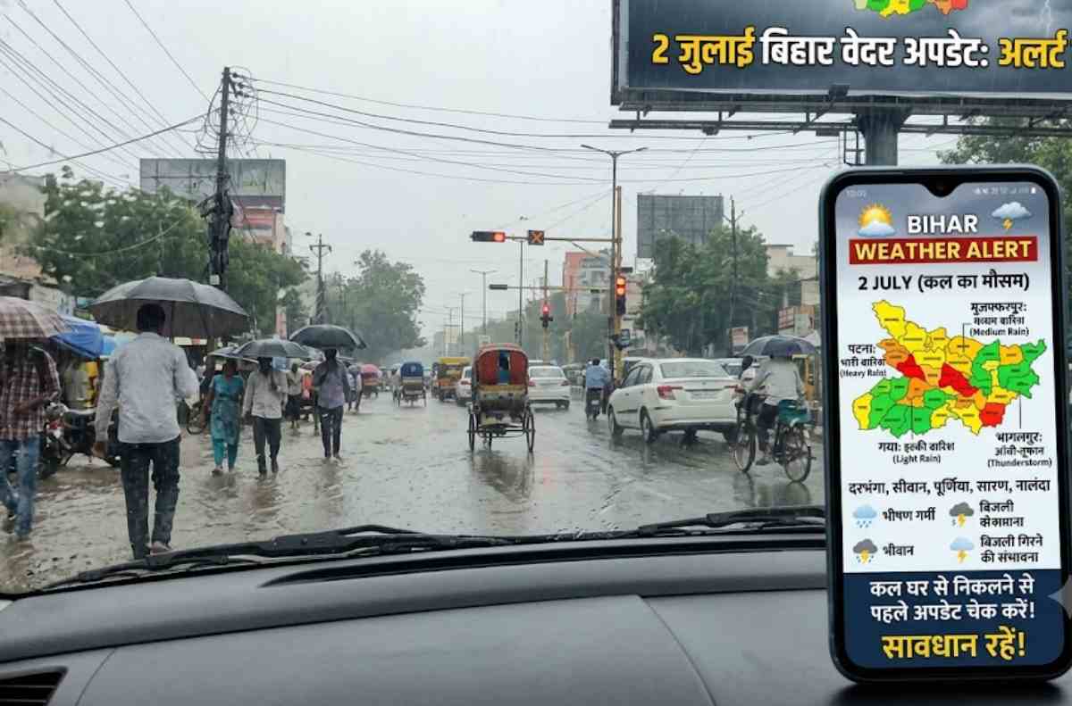 2 July Weather Alert: घर से निकलने से पहले देख लें, आपके जिले में कल कैसा रहेगा मौसम?
